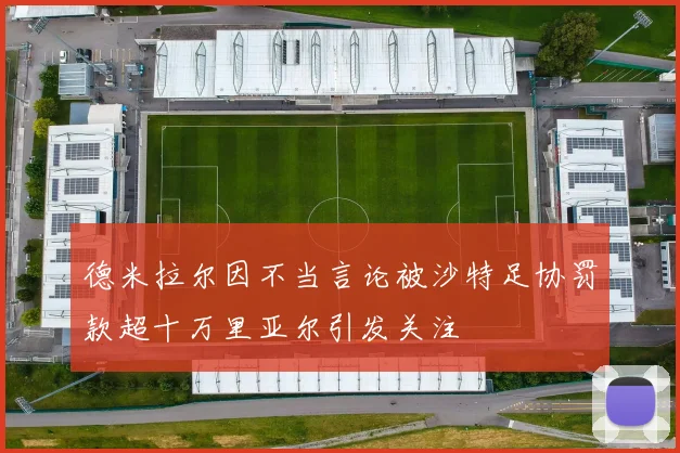 德米拉尔因不当言论被沙特足协罚款超十万里亚尔引发关注